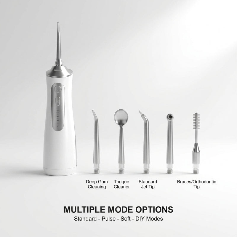 Portable Water Flosser | Type-C Rechargeable Oral Irrigator | IPX7 Waterproof