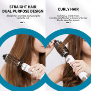 KEMEI Auto-Rotation Hot Air Brush | 360° Ceramic Styling Tool (KM-8020)